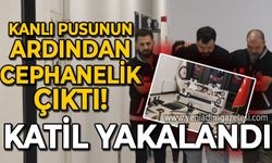 Kanlı pusunun ardından cephanelik çıktı: Katil yakalandı!