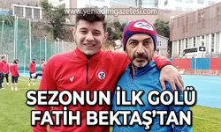 Zonguldak Kömürspor'da sezonun ilk golü Fatih Bektaş'tan