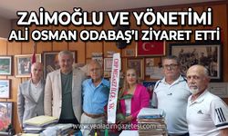 Osman Zaimoğlu ve yönetimi Ali Osman Odabaş'ı ziyaret etti