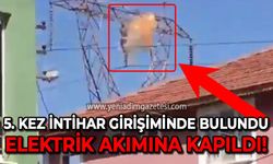 İntihar girişiminde bulundu: Elektrik akımına kapıldı!