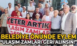 Zonguldak Belediyesi önünde eylem: Ulaşım zamları geri alınsın!