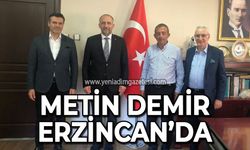 Metin Demir Erzincan’da: Örnek uygulamalar görüşüldü