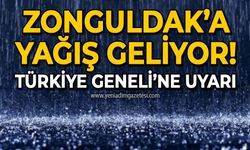 Ülke geneline kritik uyarı: Zonguldak'a yağış geliyor!