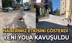 Haberimizi etkisini gösterdi: O mahalle yeni yoluna kavuştu