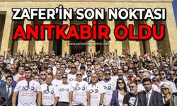 Zafer'in son durağı Anıtkabir oldu: Zonguldak teşkilatı da yürüyüşte yer aldı