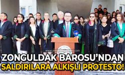 Zonguldak Barosu saldırıları kınadı: Alkışlı protesto!