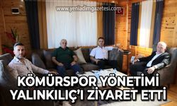 Zonguldak Kömürspor yönetimi Cezmi Yalınkılıç'ı ziyaret etti