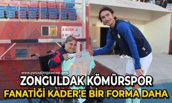 Zonguldak Kömürspor fanatiği Kader’e bir forma daha