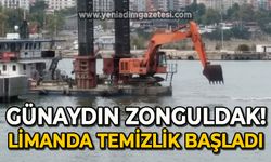 Zonguldak Limanı'nda liman temizliği başladı