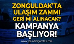 Zonguldak'ta ulaşım zammı geri mi alınacak? İmza kampanyası başlıyor!