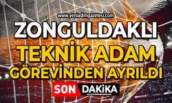 Zonguldaklı teknik adam istifa etti!