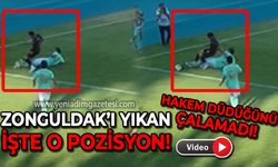 Zonguldak'ı yıkan o pozisyon: Hakem Sinan Özcan'dan büyük hata!
