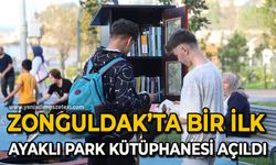 Zonguldak’ta bir ilk: Ayaklı Park Kütüphanesi açıldı