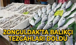 Zonguldak’ta balıkçı tezgahları doldu
