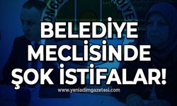 Zonguldak Belediye Meclisi'nden istifa ettiler!