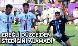 Kdz. Ereğli Belediyespor Düzce'den istediğini alamadı