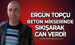 Ergün Topçu dereye devrilen beton mikserinde sıkışarak can verdi