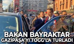 Bakan Alparslan Bayraktar Zonguldak'ta TOGG'la tur attı