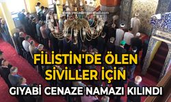 Filistin'de ölen siviller için gıyabi cenaze namazı kılındı