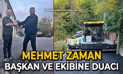 Mehmet Zaman Başkan ve ekibine duacı