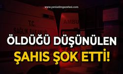 Zonguldak’ta öldüğü düşünülen şahıs şok etti!