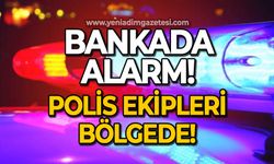 Zonguldak’ta banka alarmı: Polisler bölgeyi inceledi