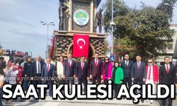 Zonguldak'ta saat kulesi açılışı yapıldı