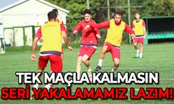 Tek maçla kalmasın: Seri yakalamamız lazım!