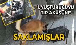 Uyuşturucuyu tır aküsüne saklamışlar