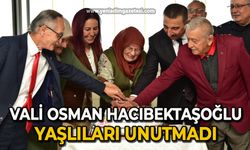 Osman Hacıbektaşoğlu yaşlıları unutmadı