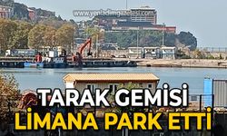 Tarak Gemisi Zonguldak Limanı'na park etti