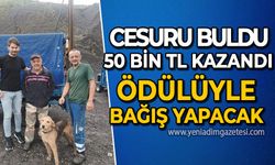 Cesuru buldu 50 bin TL kazandı: Ödülüyle bağış yapacak