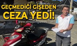 Engelli vatandaş geçmediği gişeden ceza yedi!