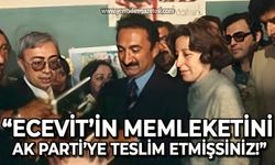 Cemal Enginyurt: Ecevit’in memleketini AK Parti’ye teslim etmişsiniz!