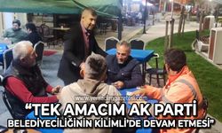 Sedat Demirci: Tek amacım AK Parti belediyeciliğini Kilimli'de devam ettirmek