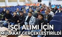 Zonguldak'ta işçi alımı mülakatı yapıldı