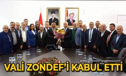 Vali Osman Hacıbektaşoğlu ZONDEF heyetini kabul etti