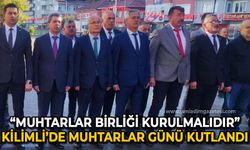 Kilimli'de muhtarlar günü kutlandı: Muhtarlar Birliği kurulmalıdır