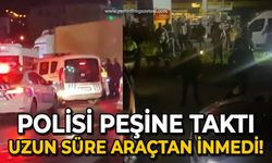 Polisi peşine taktı: Uzun süre aracından inmedi!