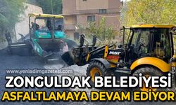 Zonguldak Belediyesi asfaltlamaya devam ediyor