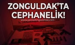 Zonguldak'ta evden cephanelik çıktı!