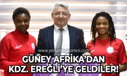 Güney Afrika'dan Karadeniz Ereğli'ye geldiler: İmzalar atıldı!