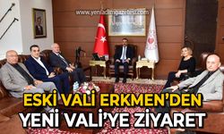 Eski Vali Yavuz Erkmen'den Yeni Vali Osman Hacıbektaşoğlu'na ziyaret