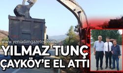 Yılmaz Tunç Çayköy'e el attı: Teşekkürler sayın bakanımız!