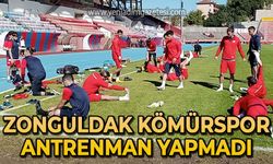 Zonguldak Kömürspor antrenman yapmadı: Altınordu maçı öncesi dinlendiler