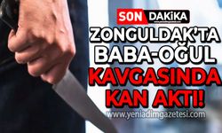Zonguldak'ta baba oğlunu bıçakladı!