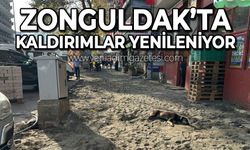 Zonguldak'ta kaldırım yenileme çalışmaları devam ediyor