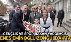 Gençlik ve Spor Bakanlığı Bakan Yardımcısı Enes Eminoğlu Zonguldak'ta