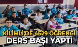 Kilimli'de 4529 öğrenci ders başı yaptı