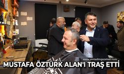 Mustafa Öztürk Alan'ı traş etti